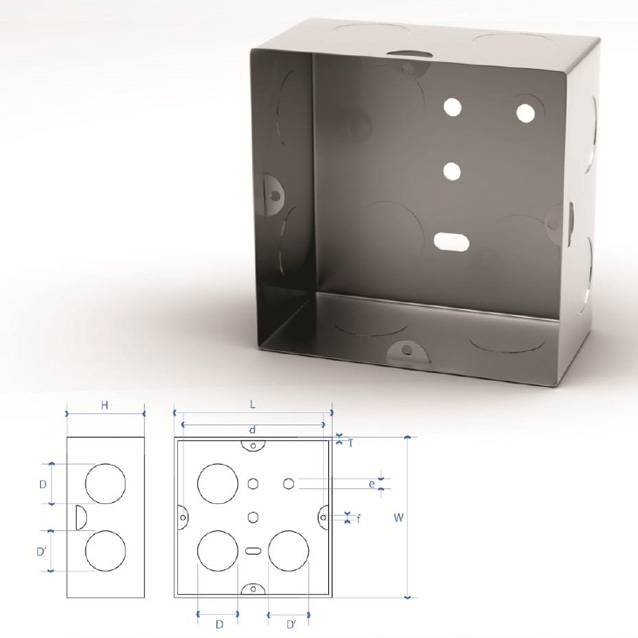 قوطی فلزی MK گالوانیزه 