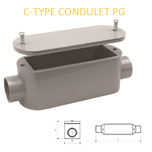 کاندولت دو راهی مستقیم پی جی(PG C-TYPE CONDULET)