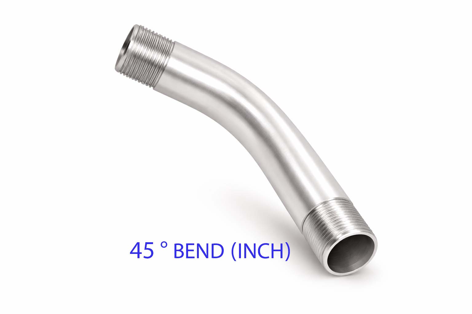 زانویی دور دار 45 درجه گالوانیزه (خم لوله) اینچی