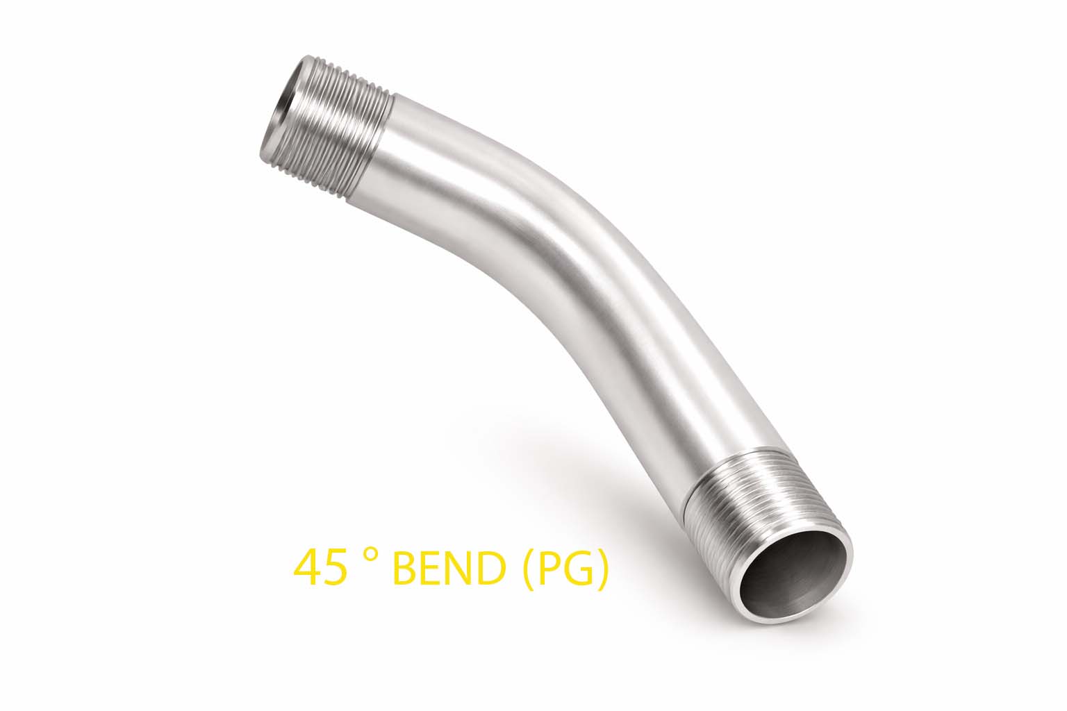 زانویی دور دار 45 درجه گالوانیزه (خم لوله) PG